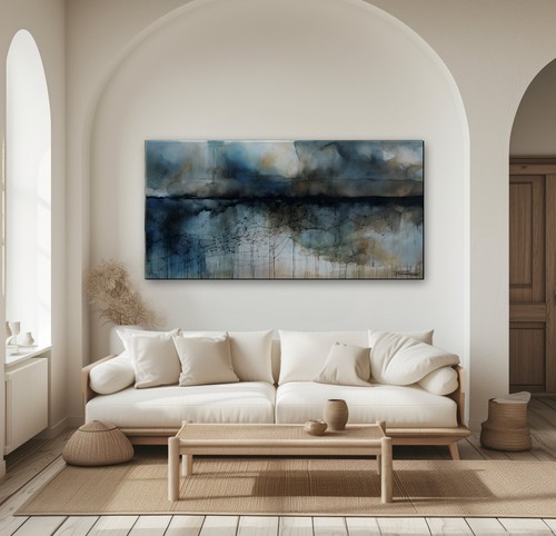 Large abstract canvas - large,